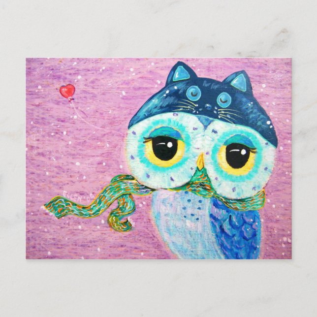 Postal Amor invernal (Anverso)