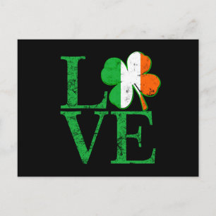 Postal Amor irlandés a los patronos