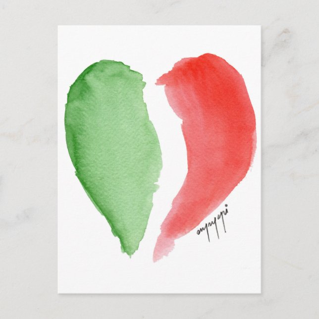 Postal Amor italiano (Anverso)