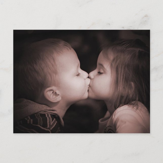 Postal Amor joven (Anverso)