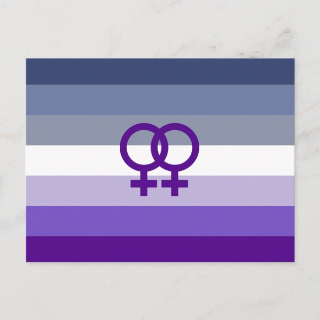 Postal Amor Lésbico Butch Orgullo WLW (Anverso)