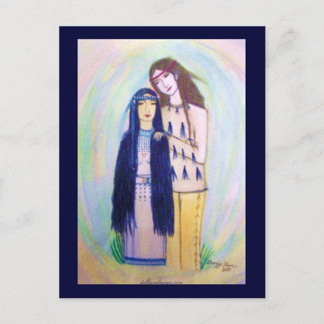 Postal Amor loco (Anverso)