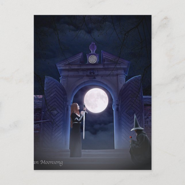 Postal Amor lunar (Anverso)