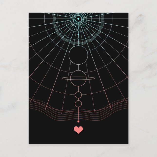 Postal amor más allá (Anverso)