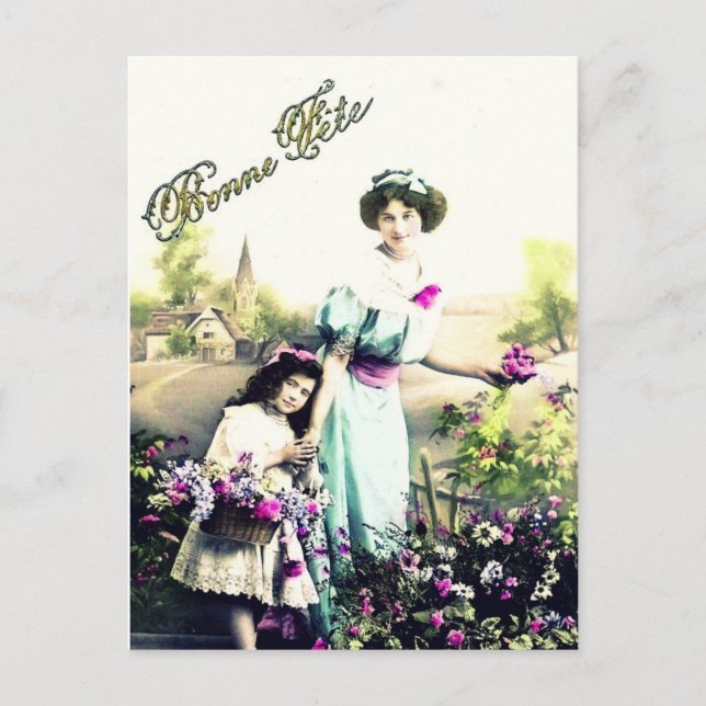 Postal Amor maternal (Anverso)