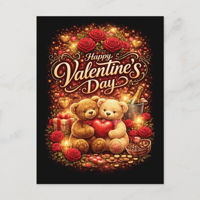 Postal Amor para siempre (Anverso)