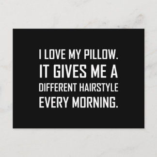 Postal Amor Pillow Diferente Estilo de pelo Fundido