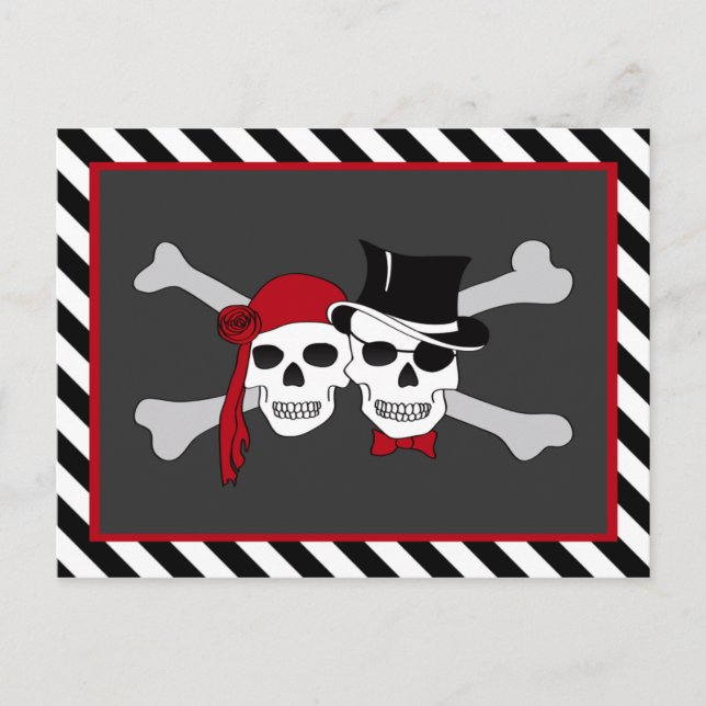 Postal amor pirata (Anverso)