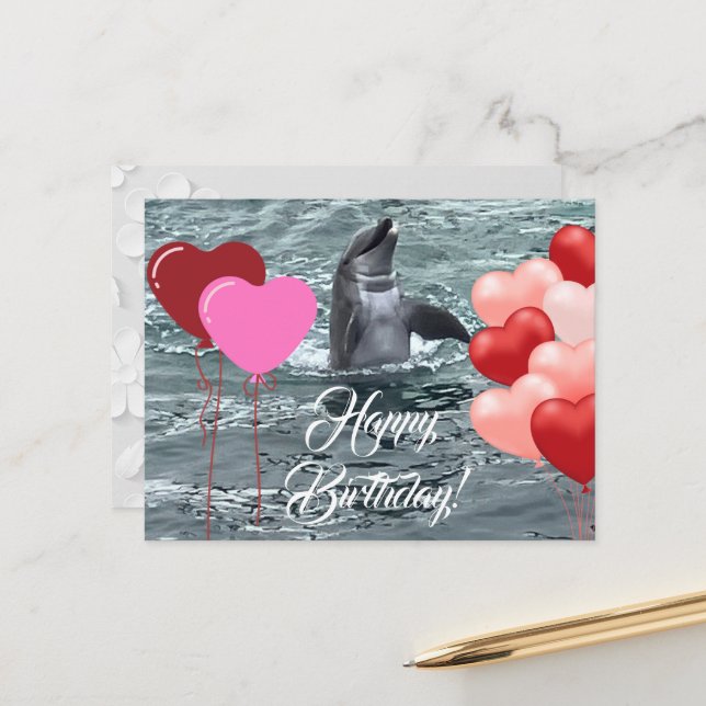 Postal Amor por cumpleaños (Anverso/Reverso In Situ)