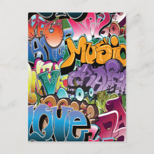 Postal Amor por el graffiti