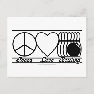Postal Amor por la paz y tazas
