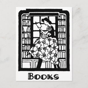 Postal Amor por leer libros