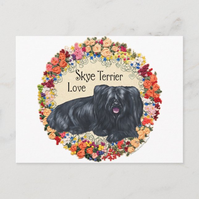 Postal Amor por los Terriers Skye (Anverso)