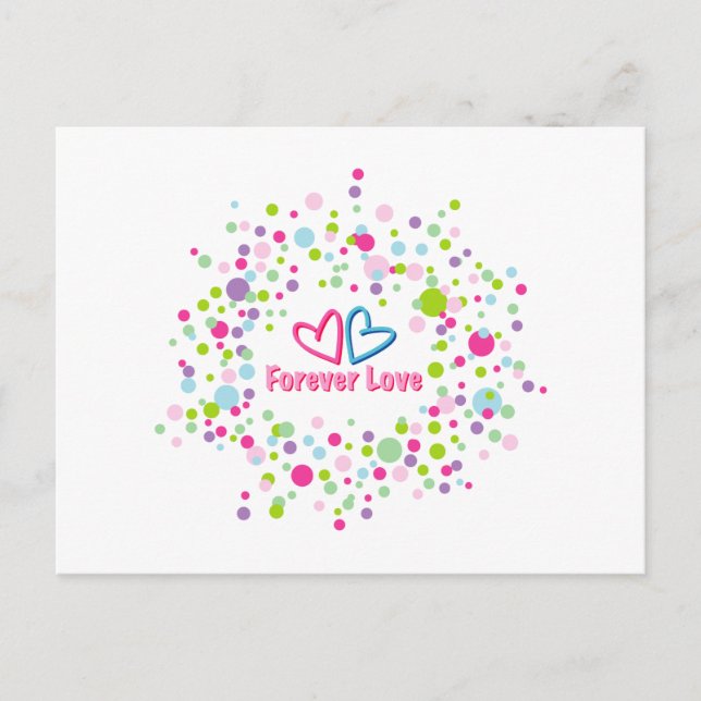 Postal Amor por siempre (Anverso)