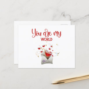 Postal Amor poscatado