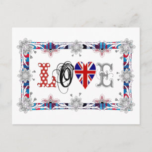 Postal Amor Reino Unido/Inglaterra