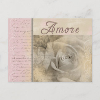 Postal Amor romántico