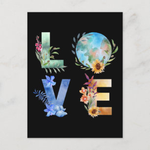 POSTAL AMOR SALVA NUESTRO PLANETA