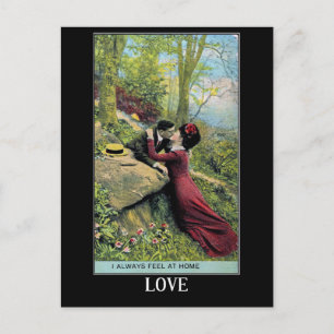Postal Amor, siempre me siento en casa, cosecha