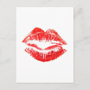 Postal Amor, Smooches, Besos, Labios