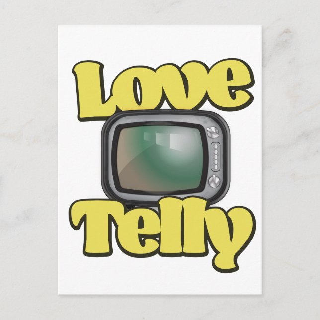 Postal Amor Televisor (Anverso)