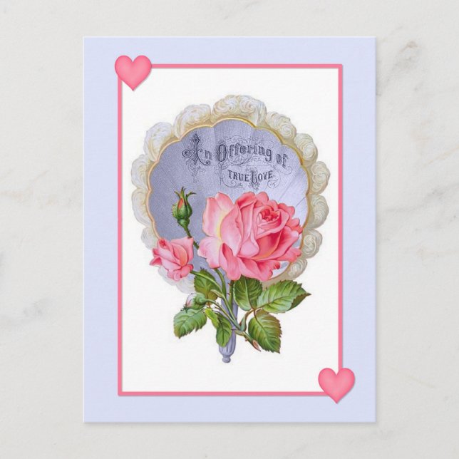 Postal Amor verdadero (Anverso)