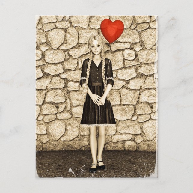 Postal Amor vintage (Anverso)