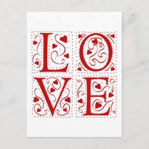 Postal Amor vintage