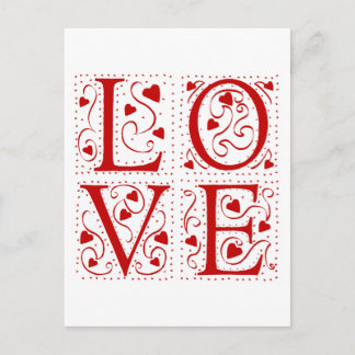 Postal Amor vintage