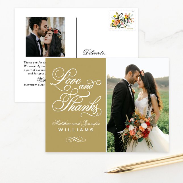 Postal Amor y agradecimiento a los Bodas antiguos. (Subido por el creador)
