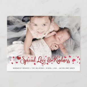 Postal Amor y amabilidad extendidos Día de San Valentín d