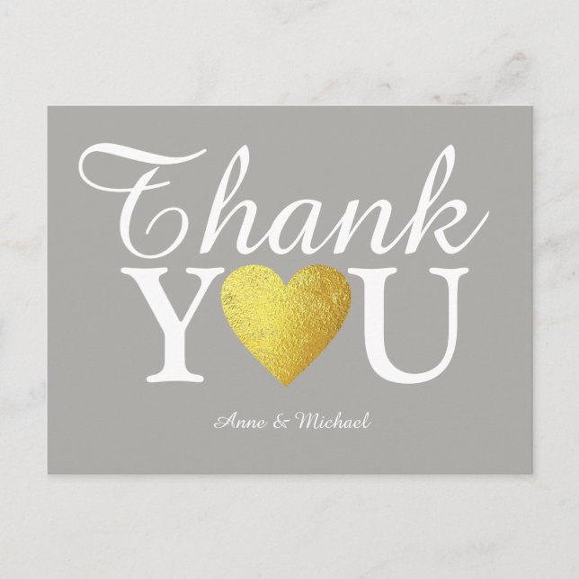 Postal Amor y Gracias "boda" (Anverso)