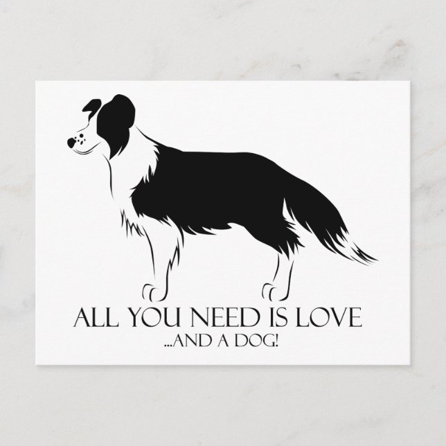 Postal Amor Y Perro (Anverso)