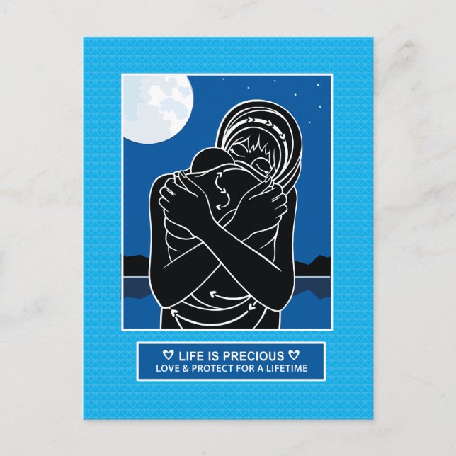 Postal Amor y protección 2_ Postcard (Anverso)