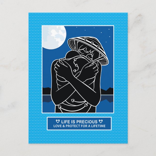 Postal Amor y protección 4_ Postcard (Anverso)