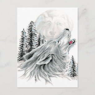 Postal Amortiguando en la cara de la luna