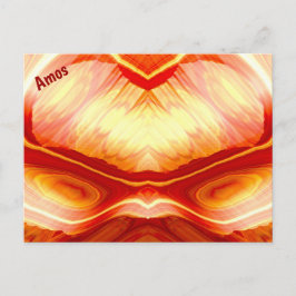 Postal AMOS ~ 3D Modelo de diseño fractal ~ Postcard