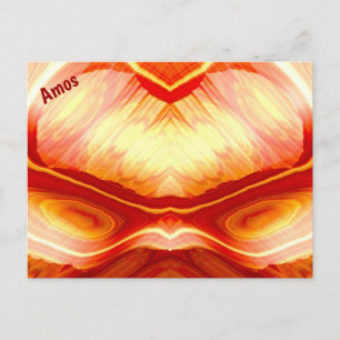Postal AMOS ~ 3D Modelo de diseño fractal ~ Postcard