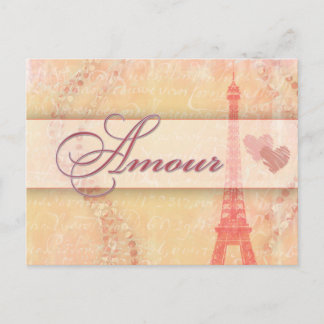 Postal Amour en París