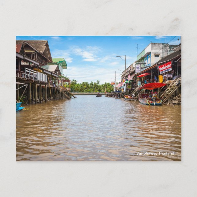 Postal Amphawa, Tailandia (Anverso)
