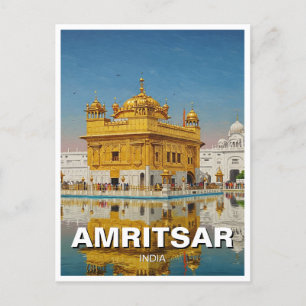Postal Amritsar Golden Temple India