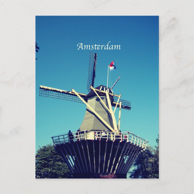 Postal Ámsterdam (Anverso)