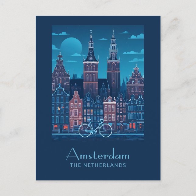 Postal Ámsterdam (Anverso)