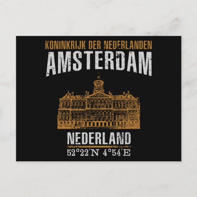 Postal Ámsterdam (Anverso)