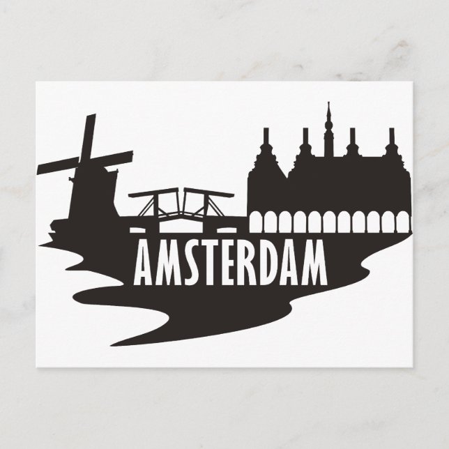 Postal Ámsterdam (Anverso)