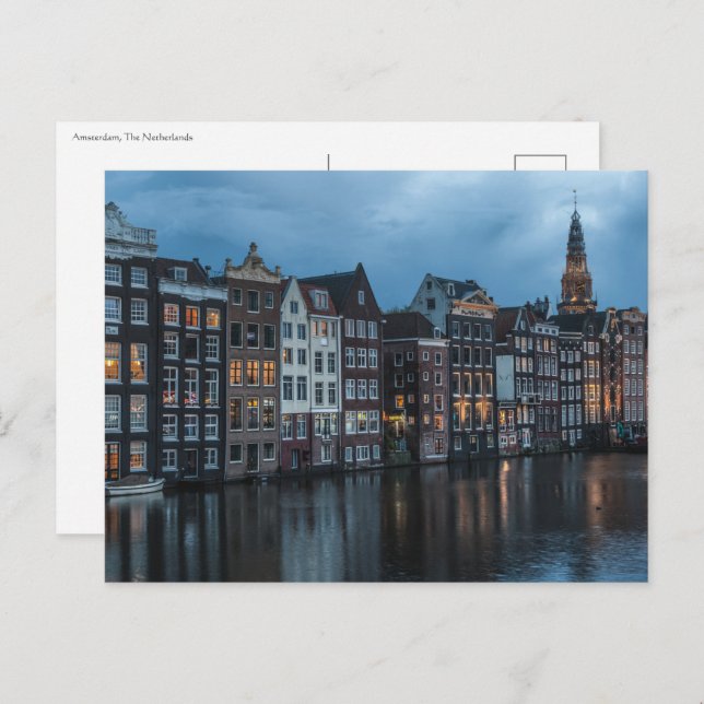 Postal Ámsterdam (Anverso / Reverso)