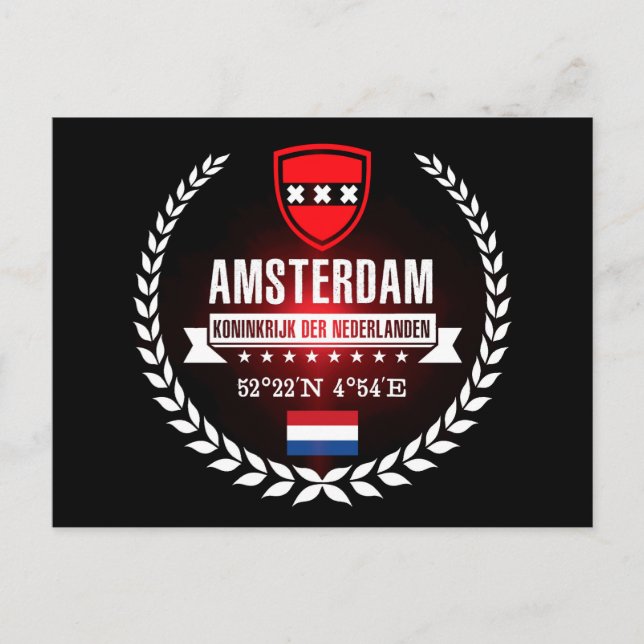Postal Ámsterdam (Anverso)