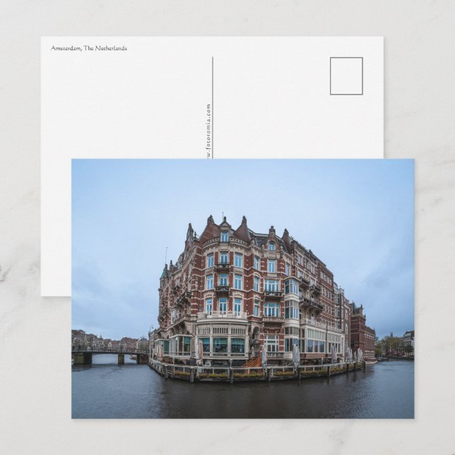 Postal Ámsterdam (Anverso / Reverso)