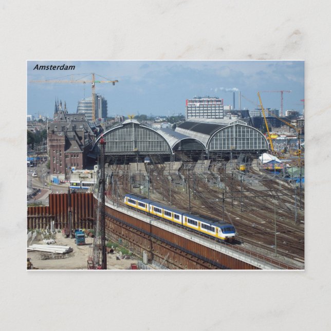 Postal Ámsterdam_centraal_side [kan.k] (Anverso)