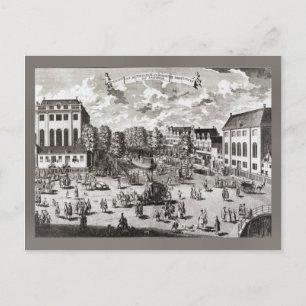 Postal Ámsterdam del siglo XIX, Sinagoga Portuguesa